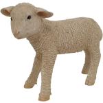 Beige 44 cm Deko-Schafe aus Kunststein wetterfest 