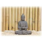 Asiatische Buddha-Gartenfiguren aus Kunststein 