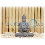 Asiatische 28 cm Buddha-Gartenfiguren aus Kunststein 