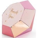 Pinke Geschenkboxen & Geschenkschachteln aus Papier 6-teilig 