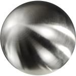 Silberne Moderne Runde Dekokugeln matt aus Edelstahl 