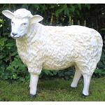 60 cm Deko-Schafe aus Kunstharz lebensgroß 