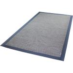Dekowe Teppich »Naturino Color, Wunschmaß«, rechteckig, Höhe 7 mm, Flachgewebe, Sisal-Optik, mit Bordüre, In- und Outdoor geeignet, Wohnzimmer, blau