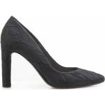 Reduzierte Schwarze DEL CARLO High Heels & Stiletto-Pumps aus Stoff für Damen Größe 38,5 für den für den Herbst 