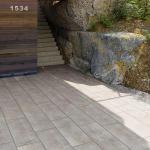 Graue Shabby Chic Del Conca Terrassenplatten & Terrassenfliesen aus Stein 