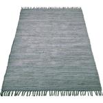 DELAVITA Teppich »Finni«, rechteckig, Höhe 4 mm, Wendeteppich mit Fransen, Wohnzimmer, grau, grau