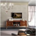 Reduzierte Home Affaire TV-Lowboards & Fernsehtische aus Massivholz Breite 100-150cm, Höhe 0-50cm, Tiefe 0-50cm 