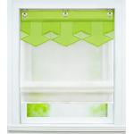 Reduzierte Grüne Moderne Raffrollos ohne Bohren aus Polyester transparent 1-teilig 
