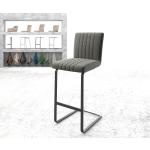 Reduzierte Anthrazitfarbene Moderne DeLife Luiga-Flex Freischwinger Stühle aus Polyester Breite 0-50cm, Höhe 100-150cm, Tiefe 50-100cm 