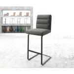 Reduzierte Anthrazitfarbene Moderne DeLife Pela-Flex Freischwinger Stühle aus Polyester Breite 0-50cm, Höhe 100-150cm, Tiefe 50-100cm 