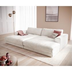 DELIFE Big-Sofa Cubico 290x170 cm Cord Beige, Big Sofas
