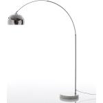 Silberne DELIFE Design-Bogenlampen höhenverstellbar E27 