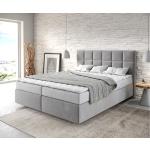 Graue Moderne DELIFE Dream-Fine Betten mit Matratze 160x200 