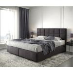 Schwarze Moderne DELIFE Dream-Fine Betten mit Matratze 180x200 