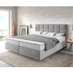 Graue Moderne DELIFE Dream-Fine Betten mit Matratze 180x200 