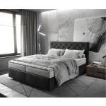 Gesteppte Moderne DELIFE Dream-Great Betten mit Matratze 160x200 mit Härtegrad 3 