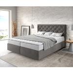 Reduzierte Gesteppte Moderne DeLife Dream-Great Betten mit Matratze 160x200 