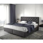 Schwarze DELIFE Dream-Great Betten mit Matratze 180x200 mit Härtegrad 2 