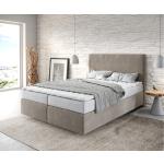 Reduzierte Beige Moderne DeLife Dream-Well Betten mit Matratze 140x200 