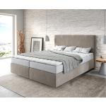 Beige Moderne DELIFE Dream-Well Betten mit Matratze 160x200 