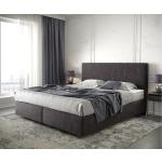 Reduzierte Schwarze Moderne DeLife Dream-Well Betten mit Matratze Bonellfederkern 180x200 mit Härtegrad 2 