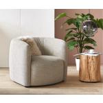 Beige Minimalistische DELIFE Lounge Sessel aus Kunststoff Breite 50-100cm, Höhe 50-100cm, Tiefe 50-100cm 