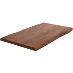 Reduzierte Hellbraune DeLife Live-Edge Tischplatten aus Massivholz Breite 100-150cm, Höhe 0-50cm, Tiefe 50-100cm 