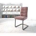 Rosa DeLife Pela-Flex Freischwinger Stühle aus Samt Breite 100-150cm, Höhe 100-150cm, Tiefe 0-50cm 