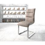 Reduzierte Taupefarbene Vintage DeLife Xantus Designer Stühle aus Polyester Breite 0-50cm, Höhe 50-100cm, Tiefe 50-100cm 