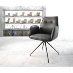 Schwarze DeLife Zoa-Flex Esszimmerstühle & Küchenstühle aus Leder Breite 50-100cm, Höhe 50-100cm, Tiefe 50-100cm 