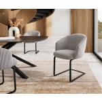 DELIFE Designer Stühle pulverbeschichtet aus Cord mit Armlehne Breite 50-100cm, Höhe 50-100cm, Tiefe 50-100cm 