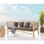 Reduzierte Braune DeLife Gartensofas & Outdoor Sofas matt mit Kissen Breite 200-250cm, Höhe 50-100cm, Tiefe 100-150cm 