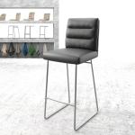 Schwarze DELIFE Pela-Flex Esszimmerstühle & Küchenstühle aus Leder Breite 100-150cm, Höhe 100-150cm, Tiefe 0-50cm 