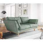 Reduzierte Minimalistische DELIFE Zweisitzer-Sofas aus Holz Breite 150-200cm, Höhe 50-100cm, Tiefe 50-100cm 2 Personen 
