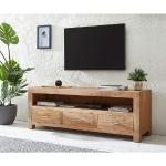 Beige DeLife Indra TV-Lowboards & Fernsehtische aus Holz Breite 100-150cm, Höhe 100-150cm, Tiefe 0-50cm 