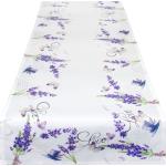 Lavendelfarbene Delindo Lifestyle Tischläufer strukturiert aus Stoff 1-teilig 