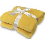 Gelbe Unifarbene Delindo Lifestyle Kuscheldecken & Wohndecken aus Kunstfaser 