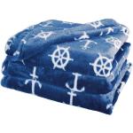 Blaue Motiv Maritime Delindo Lifestyle Kuscheldecken & Wohndecken aus Kunstfaser 