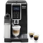 De'Longhi Dinamica ECAM 350.55.B Kaffeevollautomat mit LatteCrema Milchsystem, Cappuccino, Espresso und Kaffee auf Knopfdruck, Digitaldisplay, 2-Tassen-Funktion, Großer 1,8 Liter Wassertank, Schwarz