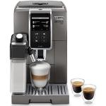De'Longhi Dinamica Plus ECAM 370.95.T Kaffeevollautomat mit LatteCrema Milchsystem, Cappuccino und Espresso auf Knopfdruck, Touchscreen Farbdisplay und App-Steuerung, Kaffeekannen-Funktion, Titan