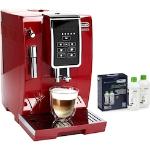 Reduzierte Rote DeLonghi ECAM Kaffeevollautomaten mit Milchaufschäumer 