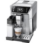 Silberne DeLonghi Kaffeevollautomaten mit Milchaufschäumer 