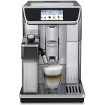 Silberne DeLonghi Kaffeevollautomaten aus Edelstahl 