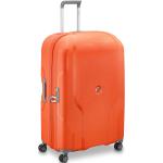 Orange Delsey Reisekoffer 4l XL - Extra Groß 