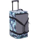 Blaue Camouflage Delsey Reisetaschen mit Rollen mit Reißverschluss 
