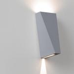 Delta Light Topix LX LED Wandleuchte Außenleuchte - aluminium grau