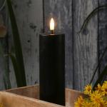 Schwarze 15 cm LED Kerzen 1-teilig 