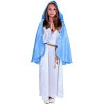 Blaue Maria-Kostüme aus Polyester für Kinder Größe 110 