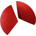 Rote Ohrclips aus Metall für Damen 