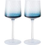 Blaue Moderne Denby Glasserien & Gläsersets Strukturierte aus Glas mundgeblasen 2-teilig 